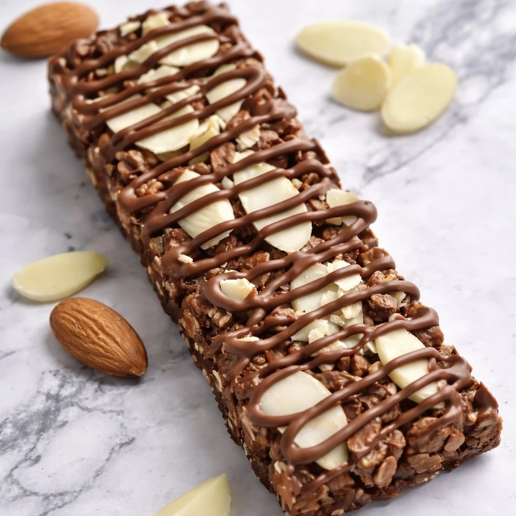 لوح جرانولا اللوز